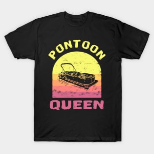 Pontoon Queen coloured design T-Shirt